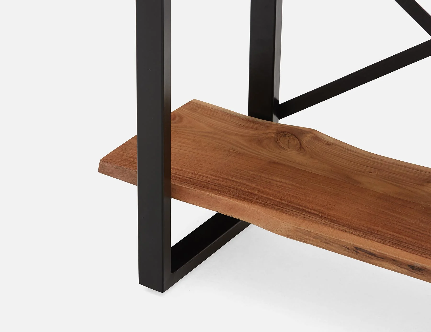 RENO — Acacia wood 3-tier bookcase - Image 5