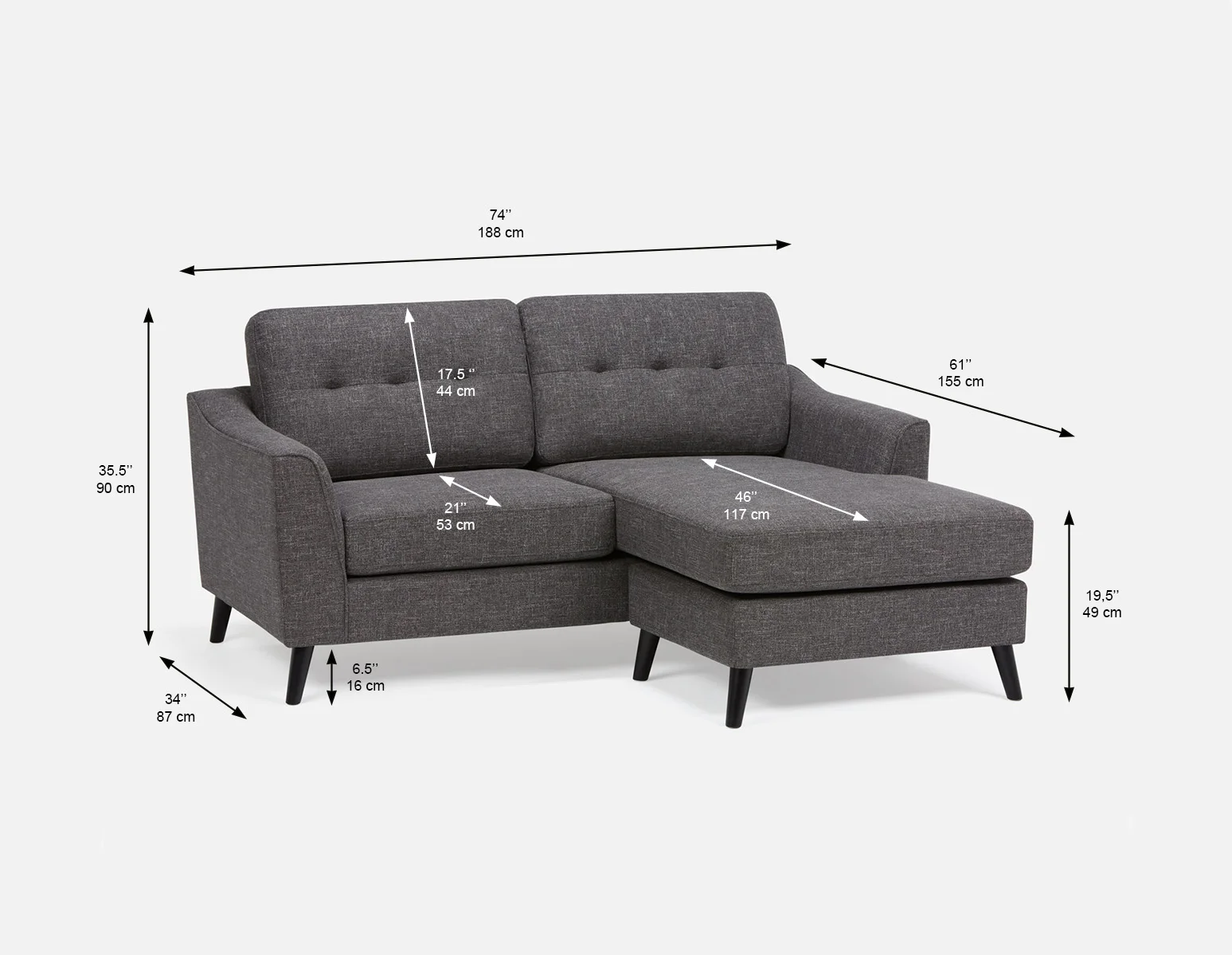SIRINE — Interchangeable sectional sofa (19-54-42-33) - Image 9