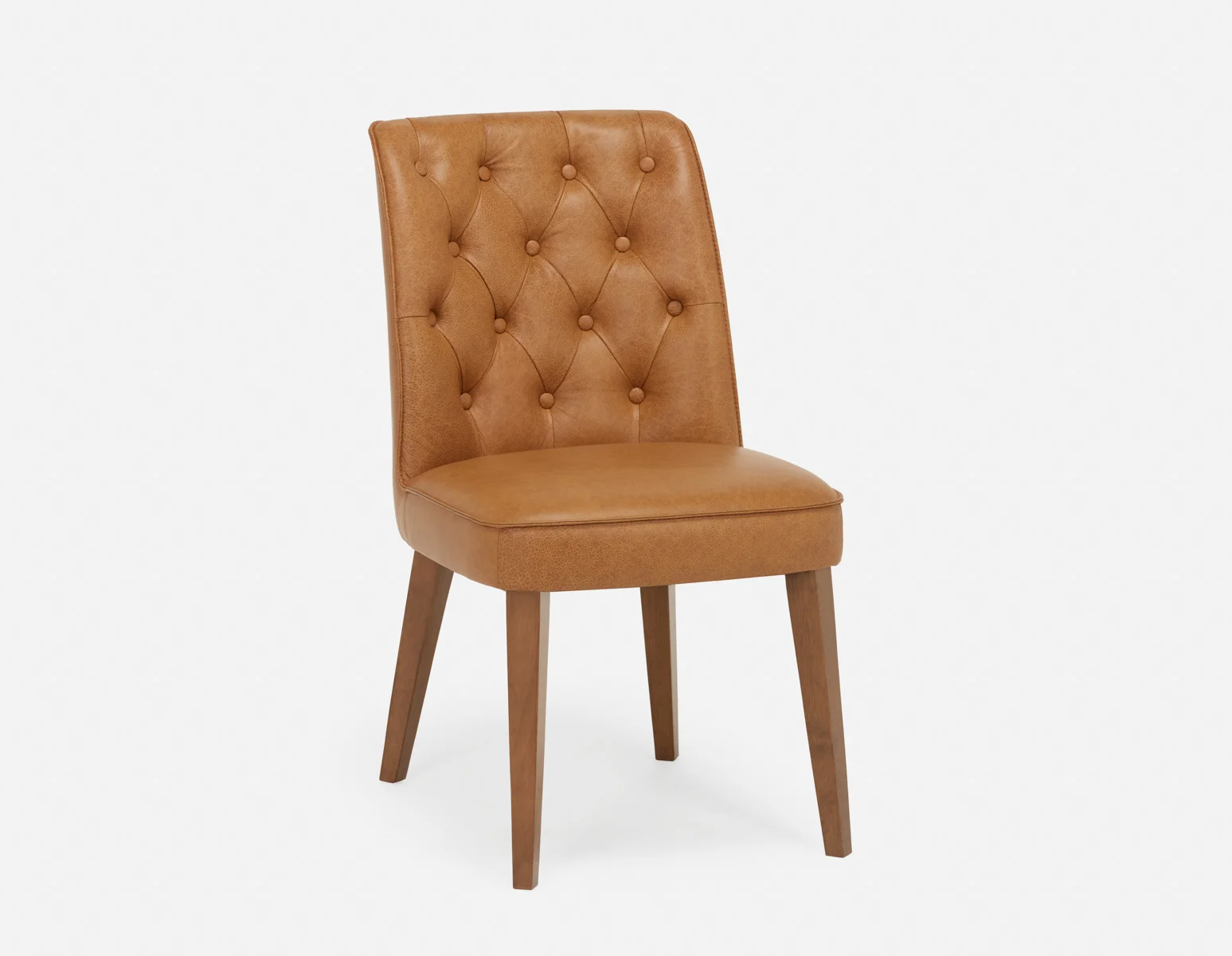 NELA — 100% leather vintage dining chair (55-11-06-49)