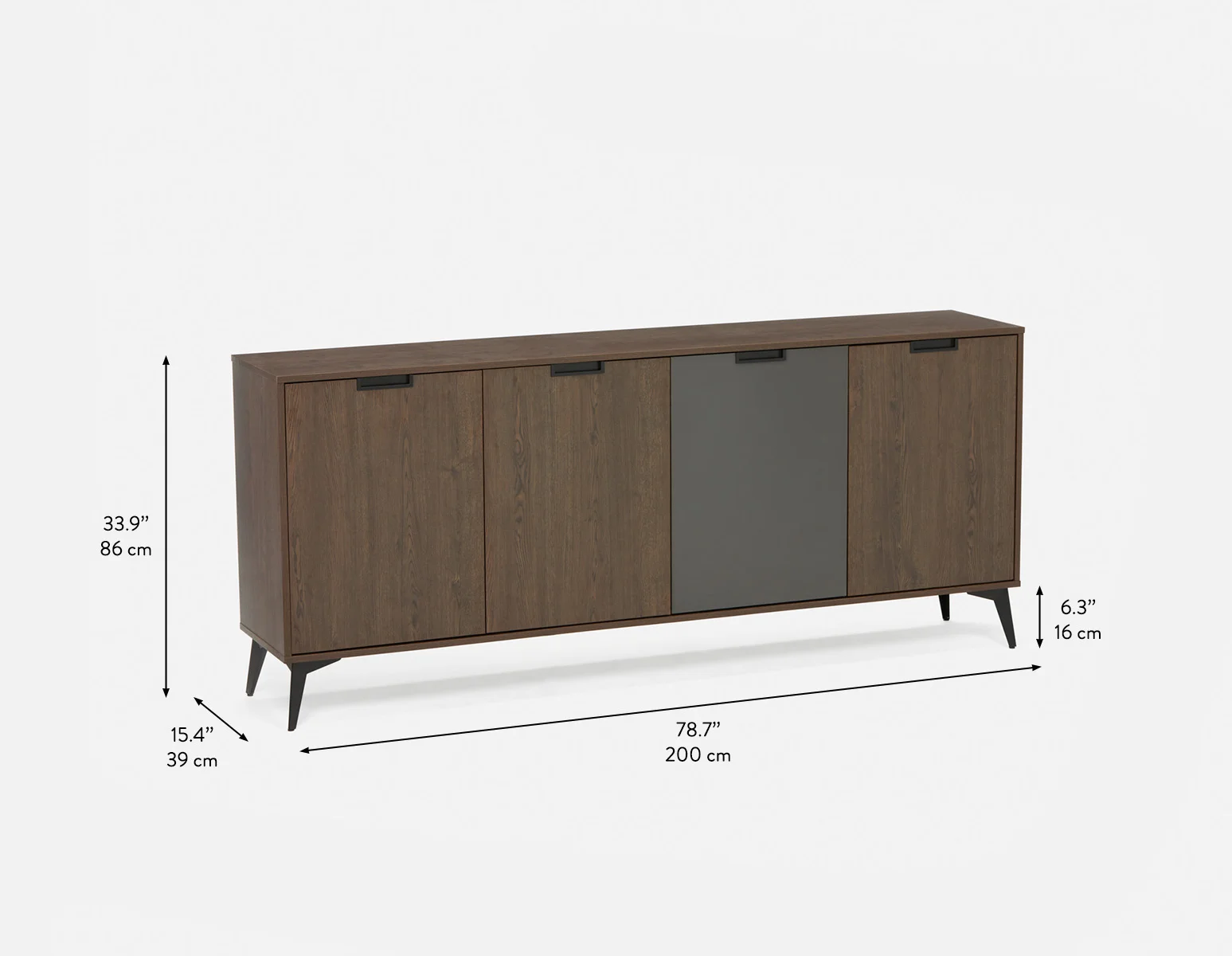 OZZY — 4-door sideboard - Image 9