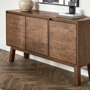 THESSALIA — Distressed solid mango wood sideboard (27-15-63-96)