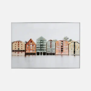 TRONDHEIM — Framed giclée 120 cm x 80 cm
