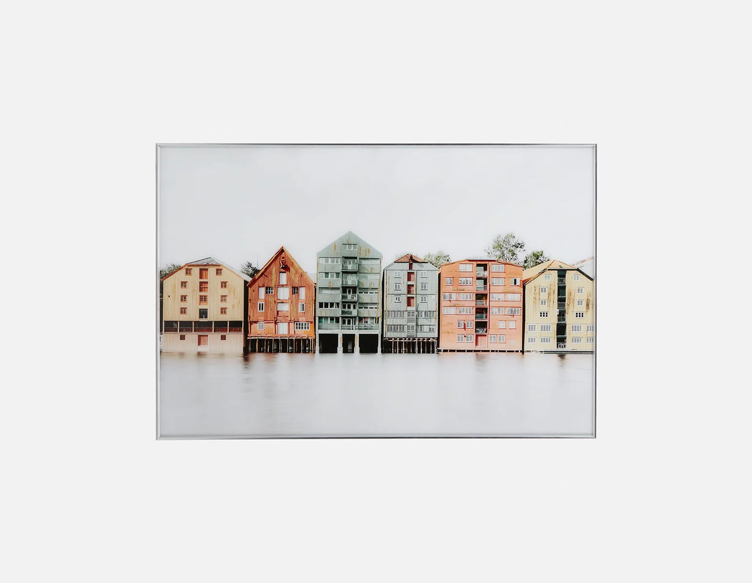 TRONDHEIM — Framed giclée 120 cm x 80 cm