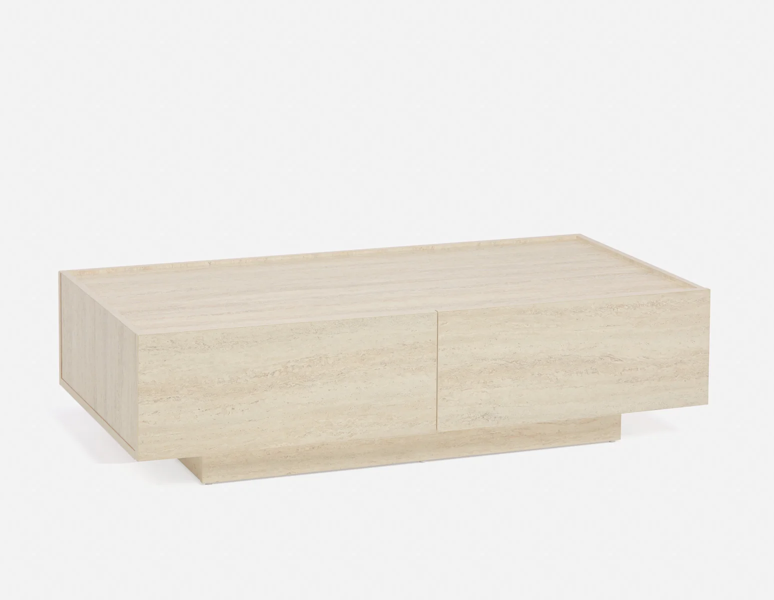TRAVINE — Coffee table with storage 118 cm - Image 2