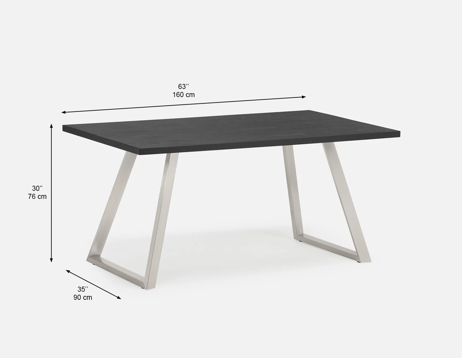 MADERA — Dining table 160 cm (92-36-76-59) - Image 8