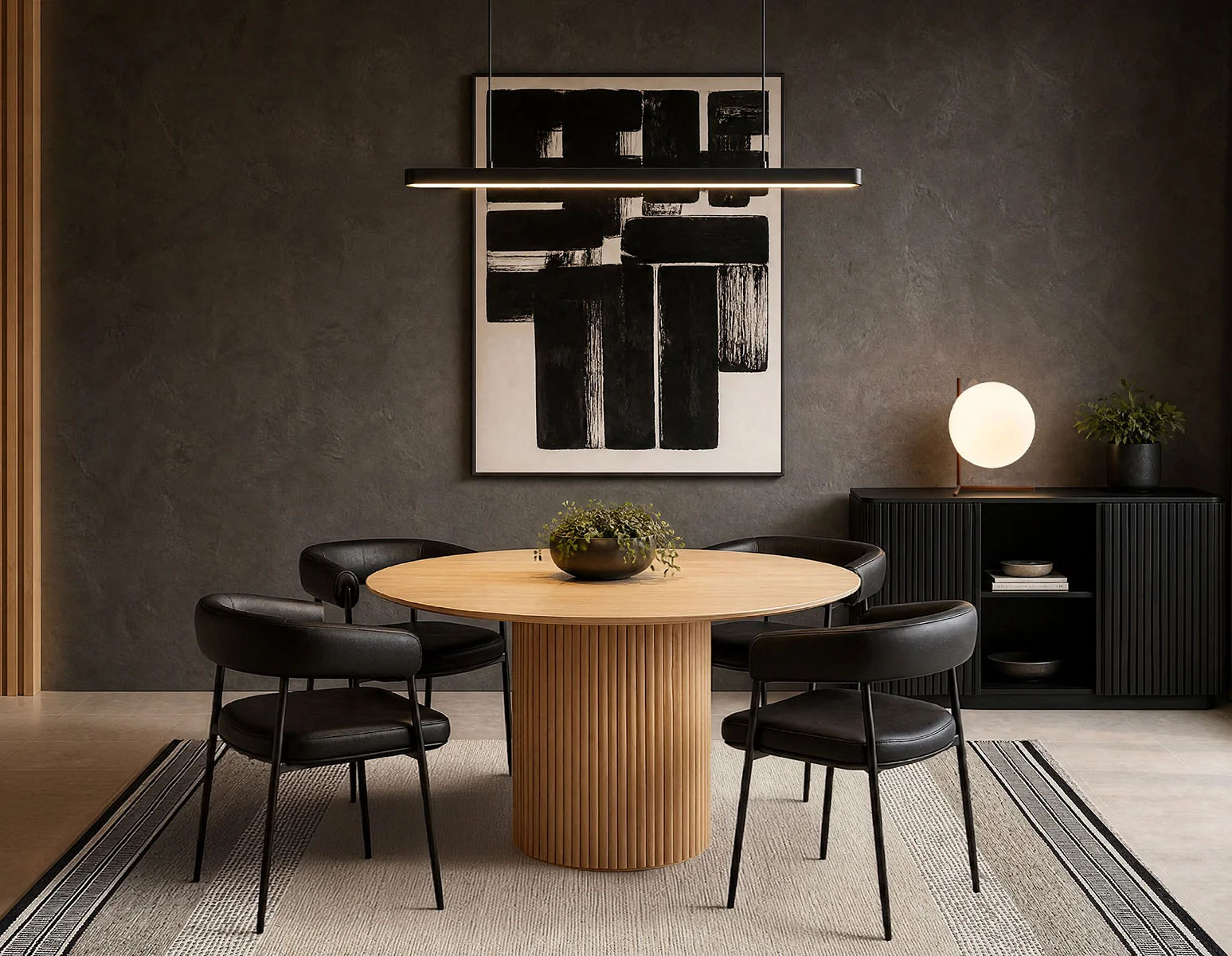 CLEM — Contemporary pendant with sensor 120.5 cm
