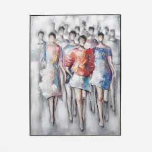 POUVOIR — Framed hand embellished giclée 90x120cm