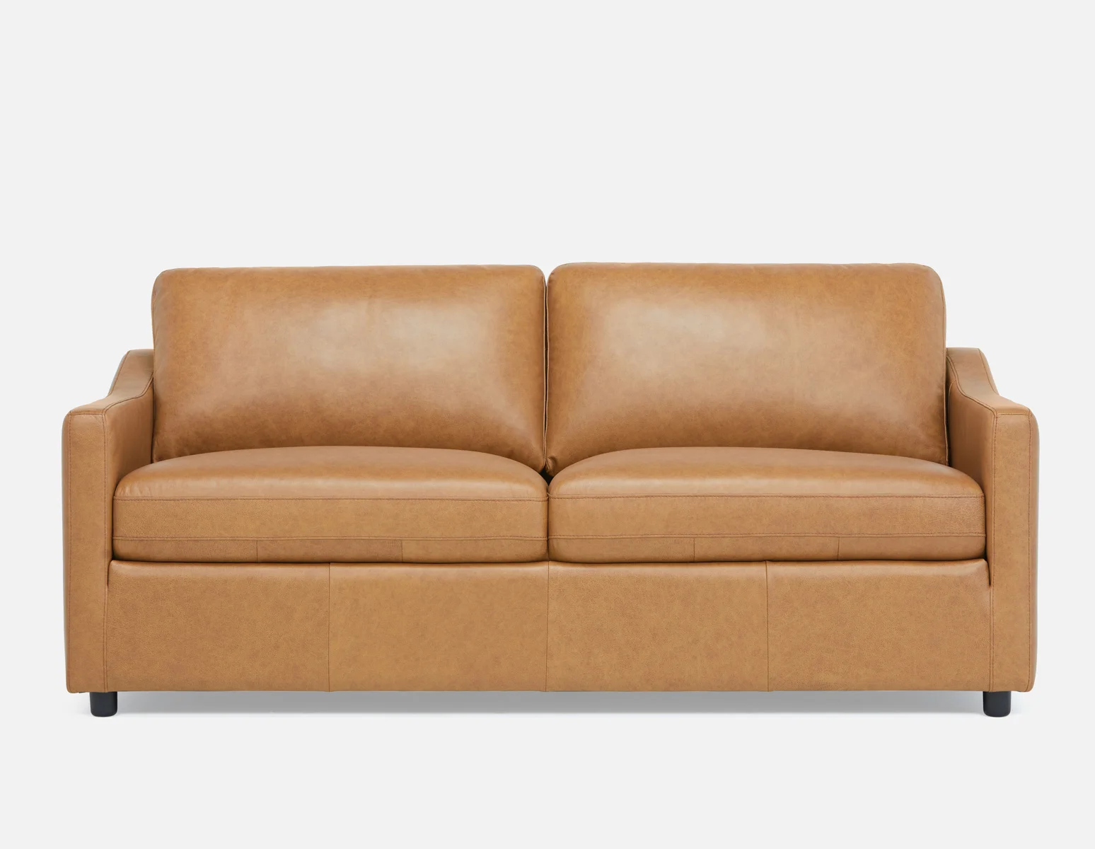 LIMA — Modern 100% leather 3-seater sofa - Image 3
