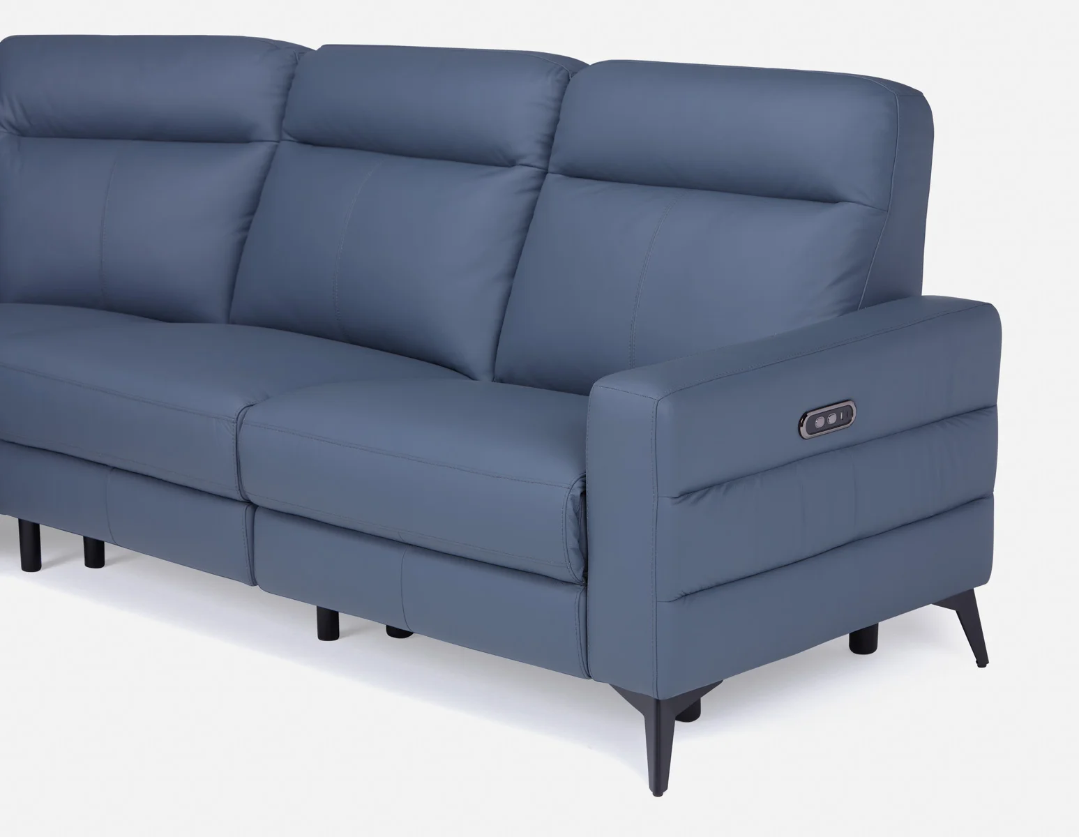 BILLIE — Left-facing 100% leather power reclining sectional sofa (33-60-57-17) - Image 9