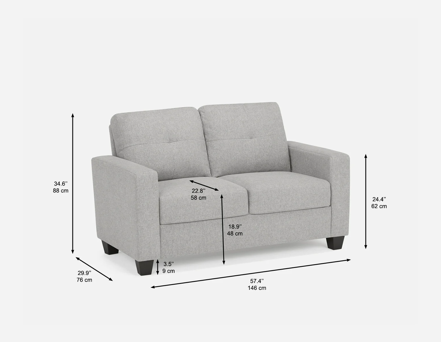 ERIN — Loveseat (86-50-28-62) - Image 11