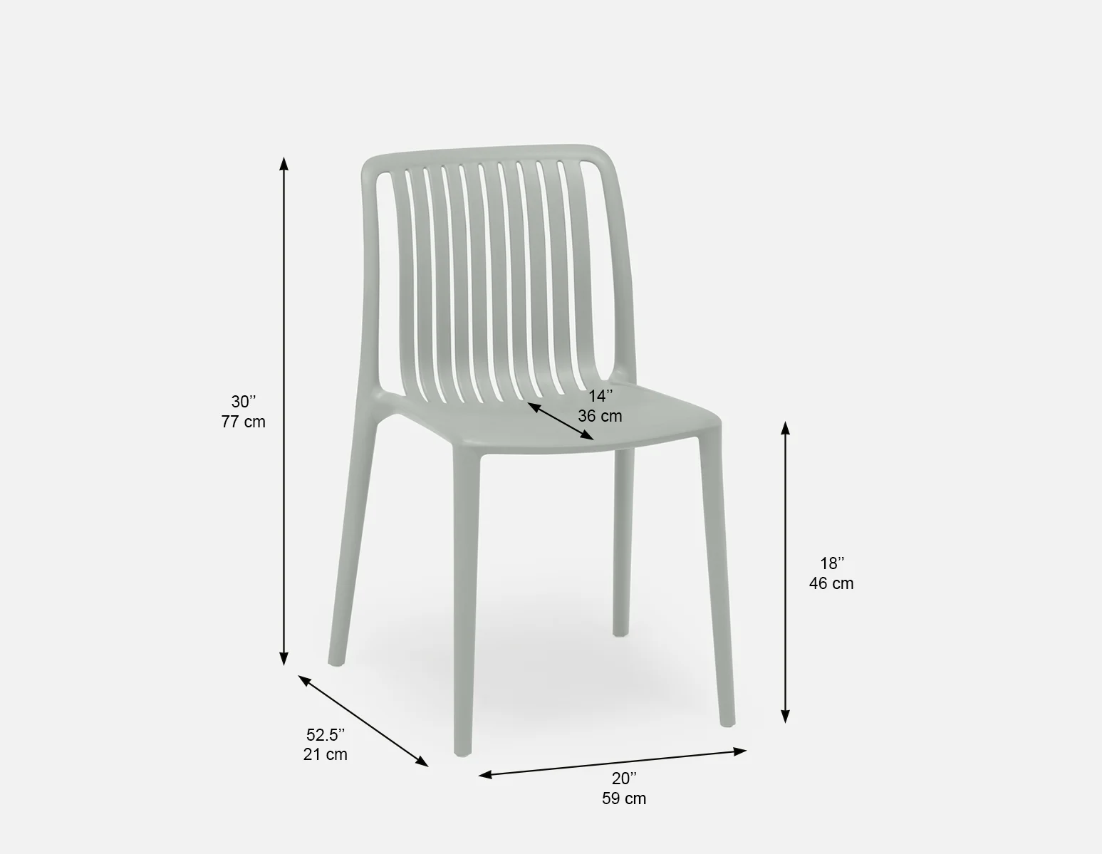 LENNY — Indoor/outdoor dining chair (33-27-28-30) - Image 9