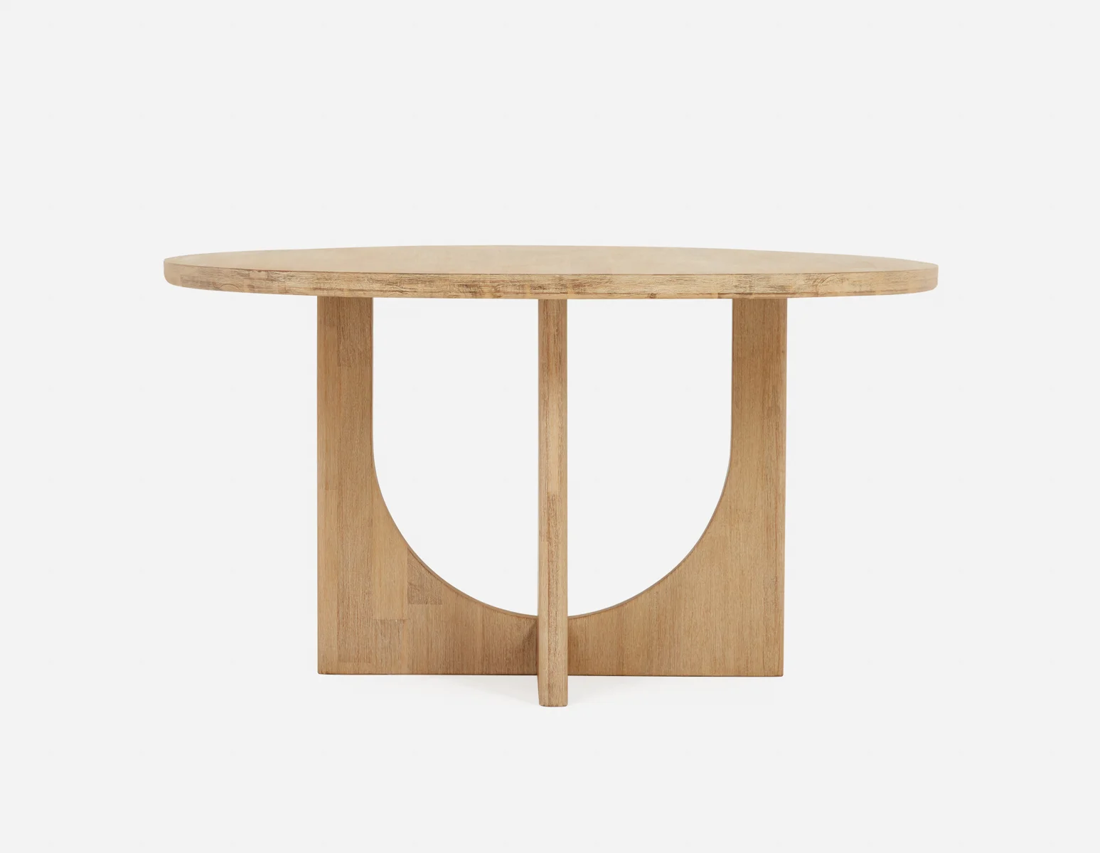 PRIYA — Round acacia wood dining table 140cm (82-02-54-42-D) - Image 8