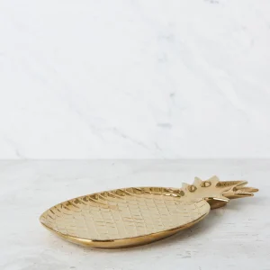 ANANAS II — Pineapple-shaped plate 32 cm