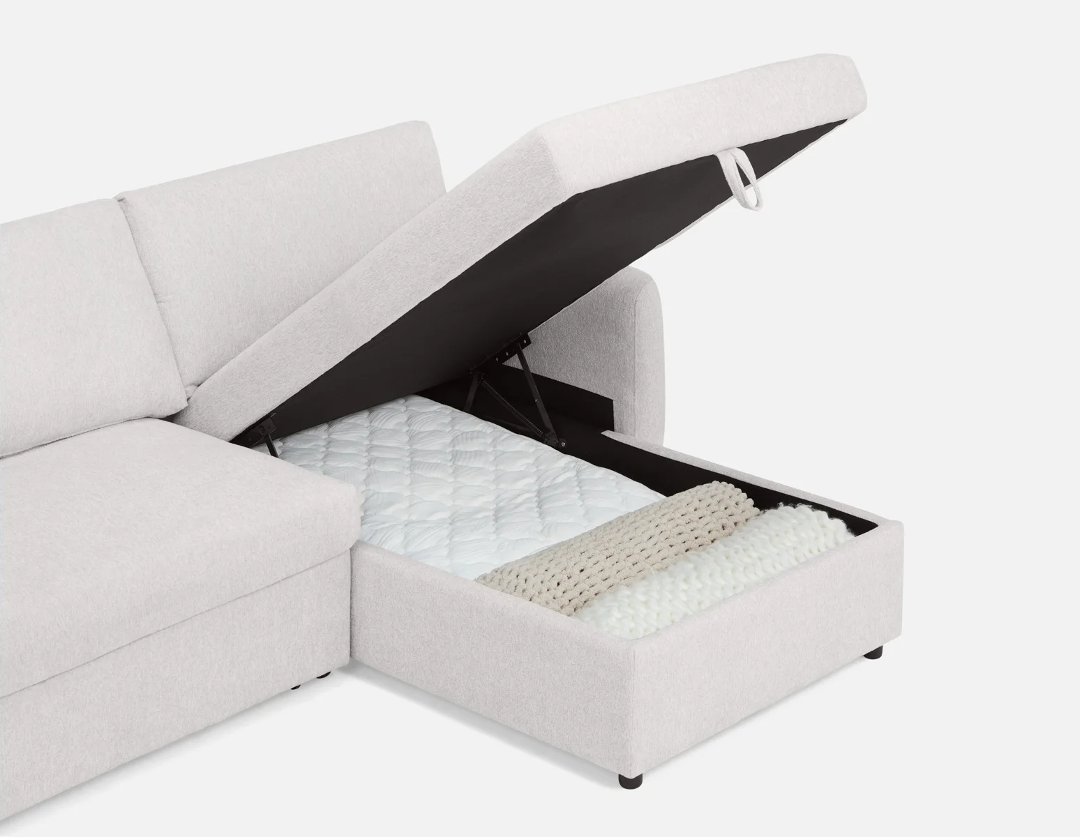 JANICE — Modern interchangeable storage sectional sofa-bed (87-17-27-95) - Image 6