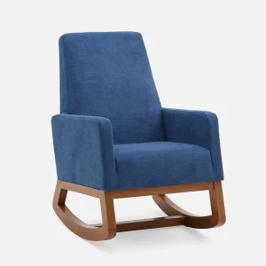 CEDRICK — Mid-century modern rocking armchair (45-46-33-60)