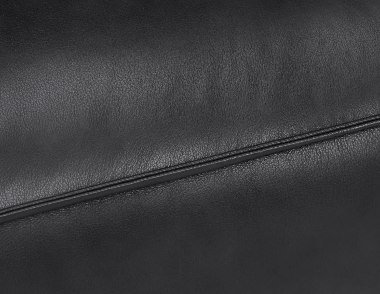 ALPHA — 100% leather mid century loveseat (68-16-19-20) - Image 3