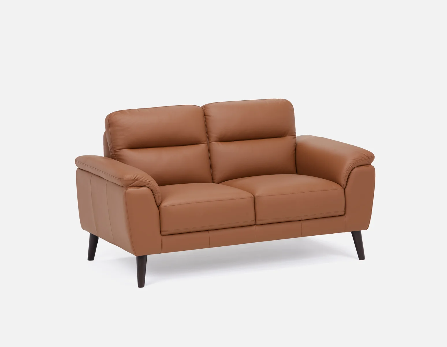 GAMARRA — 100% leather modern contemporary loveseat (72-10-78-31)