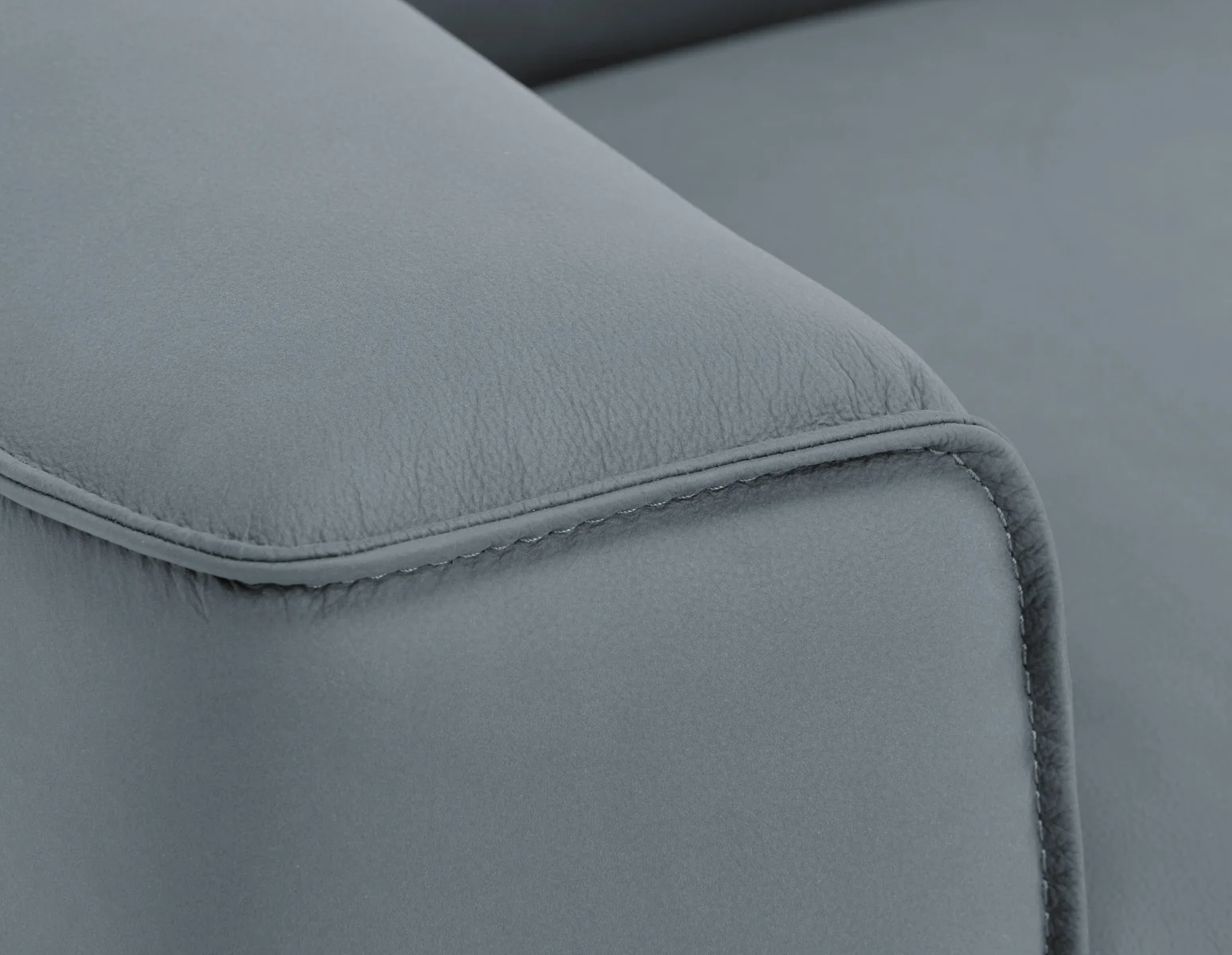 VIGO — 100% leather apartment sofa (71-99-64-12-D) - Image 5