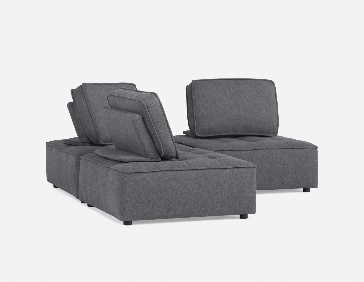 LEON — 3-pc modular interchangeable sofa (19-36-86-33)