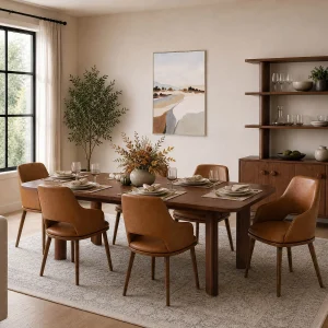 PALMO — Moder-retro extendable dining table 180 to 260cm