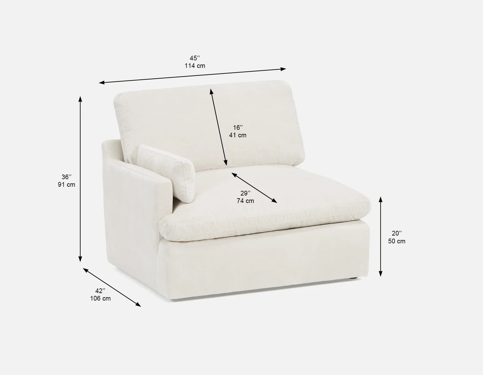CHABLIS — Modular sofa with left arm customize to fit your space (45-28-19-46) - Image 12