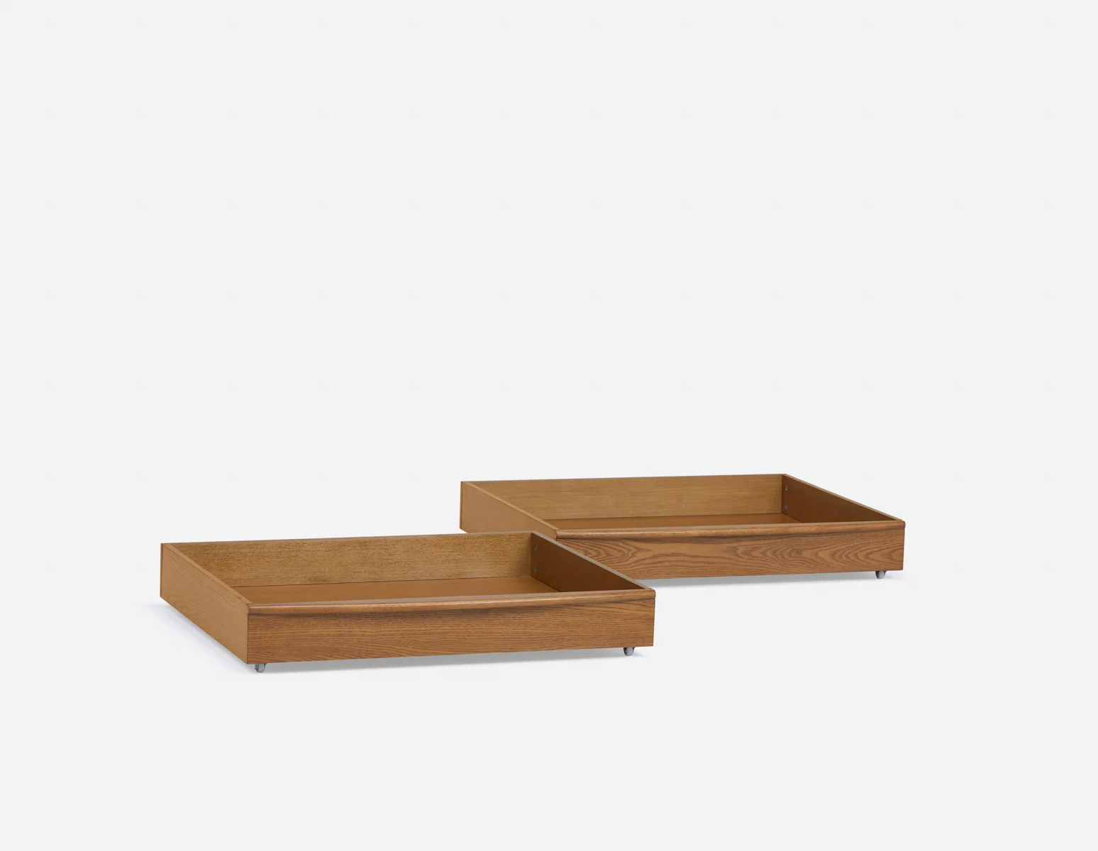 BENA — Bed storage drawer set of 2 with casters - Image 9