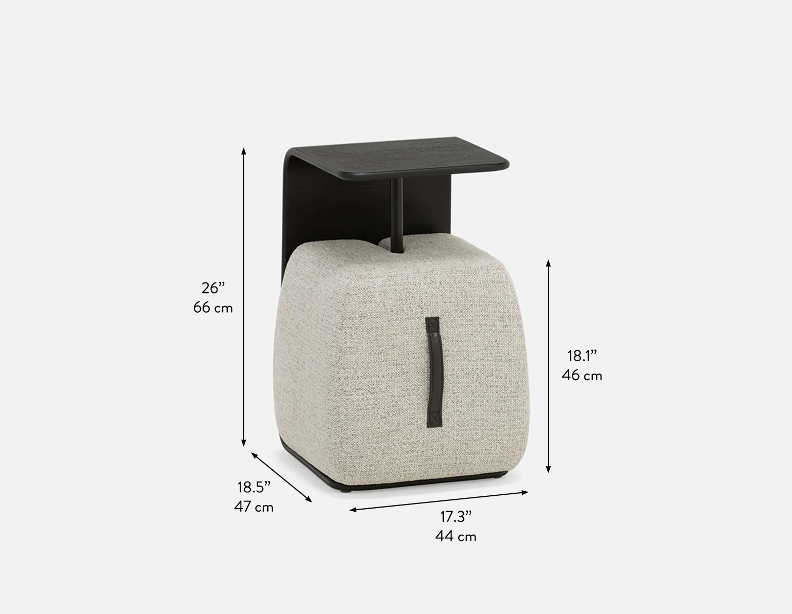 ALANA — End table with ottoman - Image 16