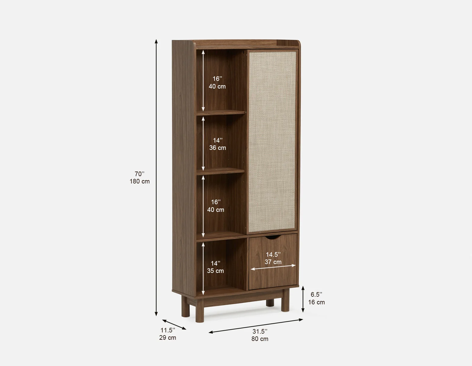 ELLINGTON — Contemporary bookcase - Image 11