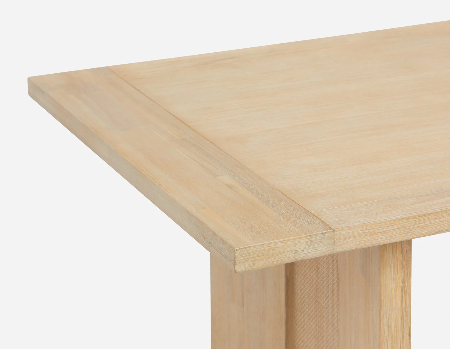 GILLIS — Modern farmhouse acacia wood dining table 210 cm - Image 5