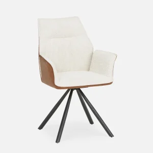BYRON — Swivel dining armchair (50-85-82-46)