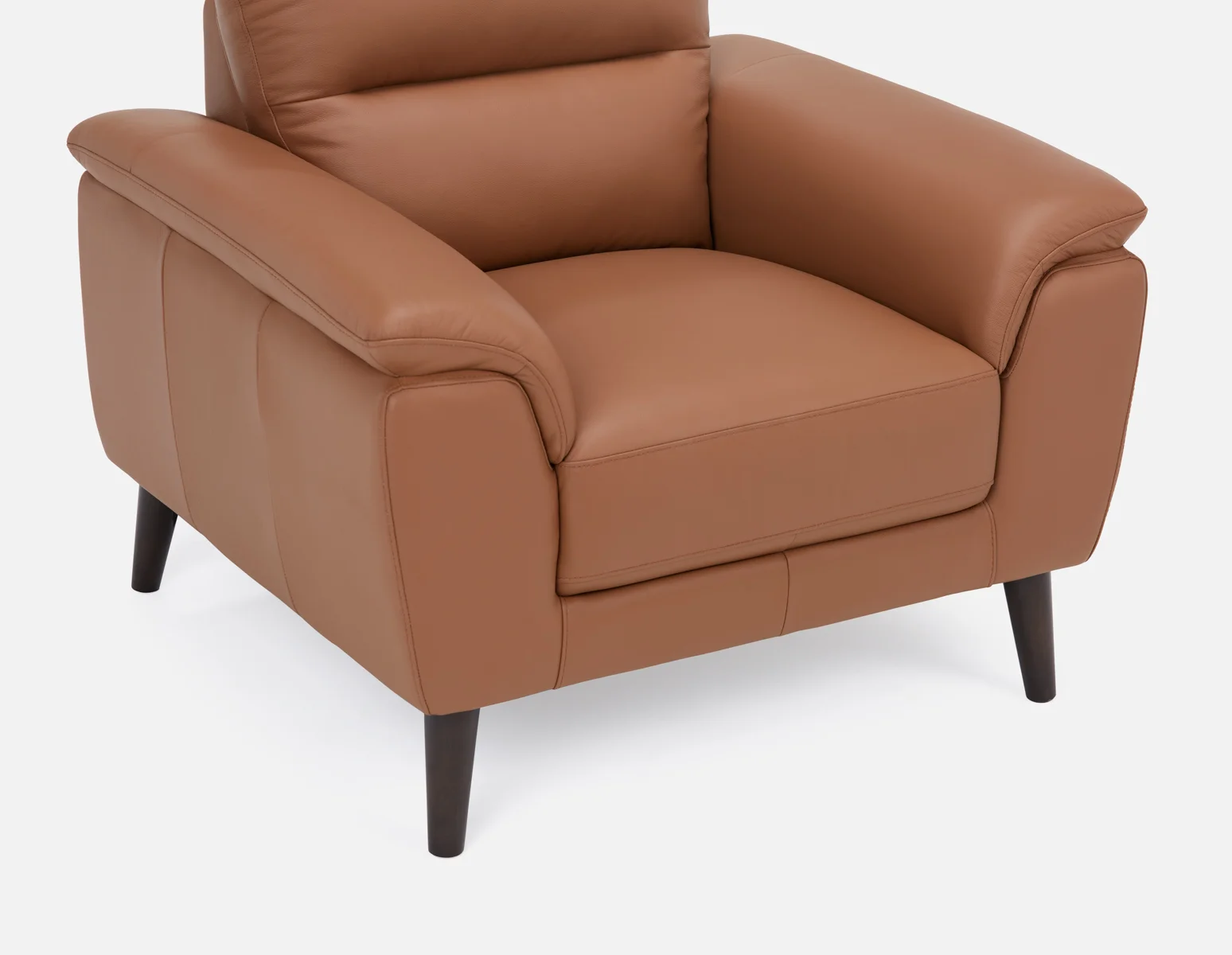 GAMARRA — 100% leather contemporary armchair (71-95-92-31) - Image 6