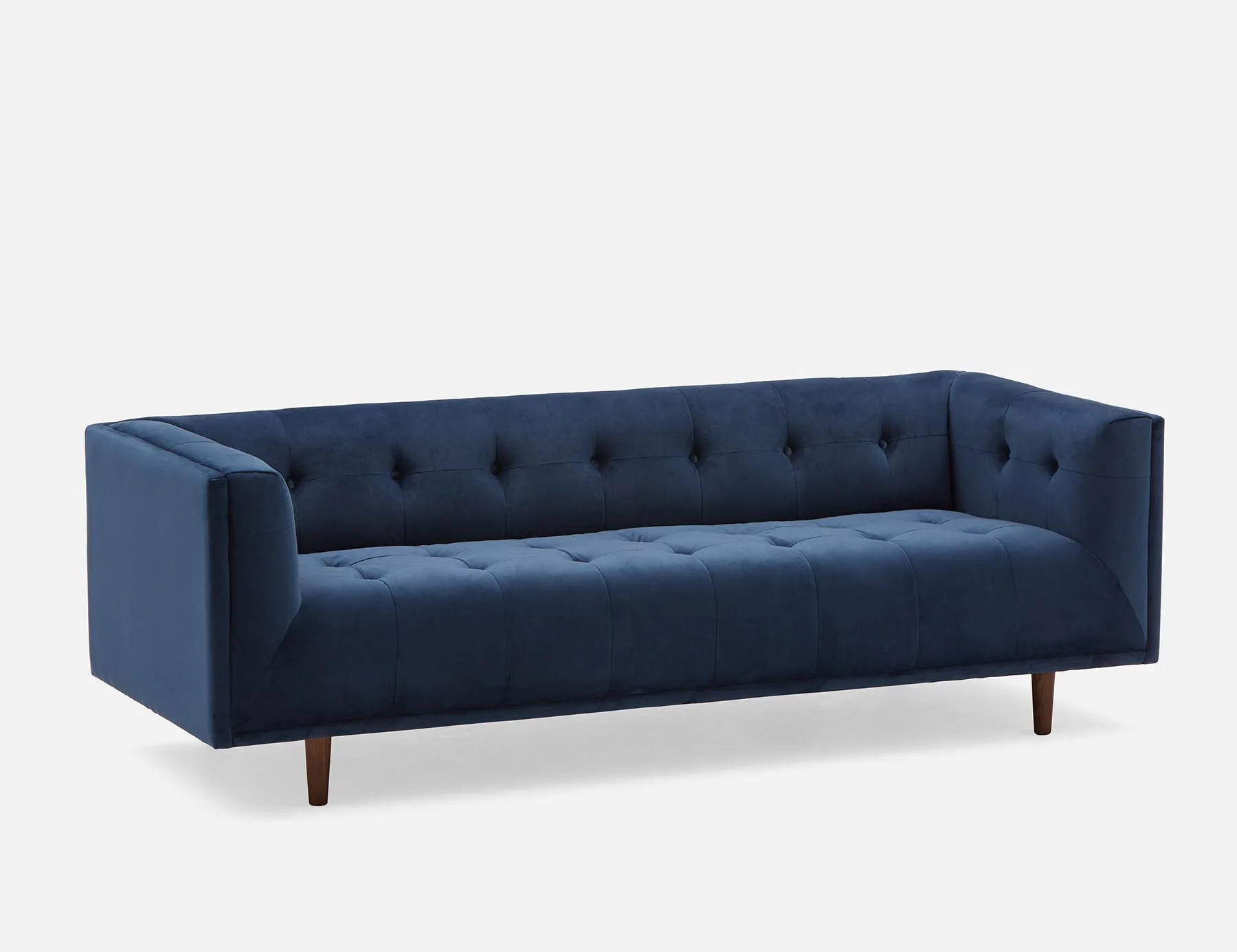 LORETTA — Mid-century modern velvet 3-seater sofa (18-76-63-60) - Image 10