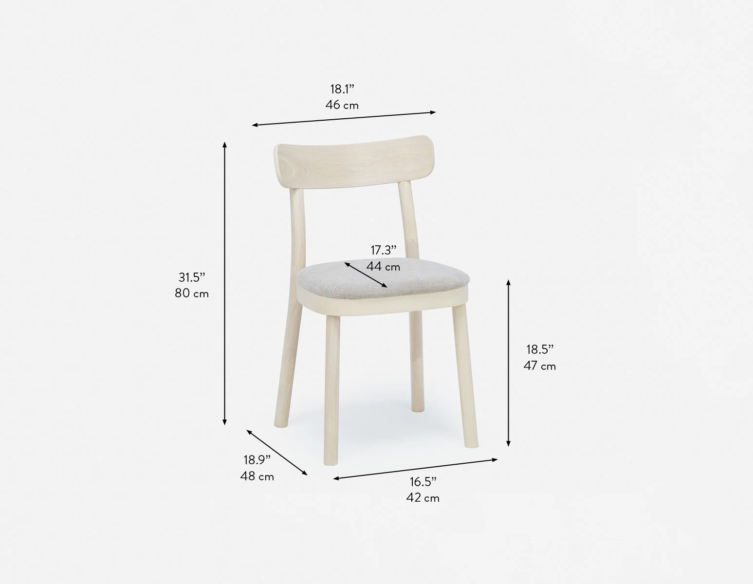 AMELIE — Modern dining chair (19-11-92-42) - Image 11