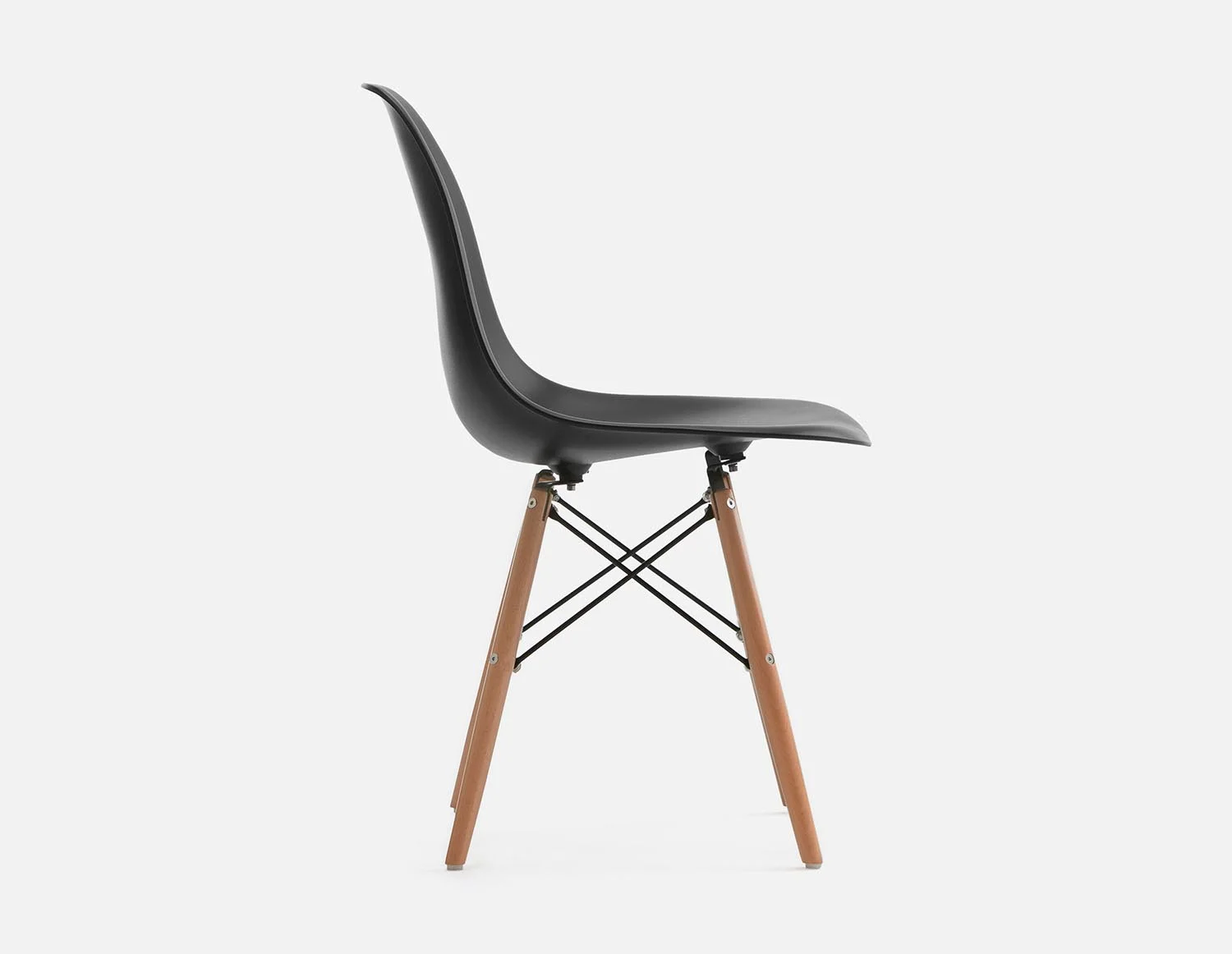 EIFFEL — Mid-century modern chair with solid beech wood legs (90-10-11-20) - Image 3