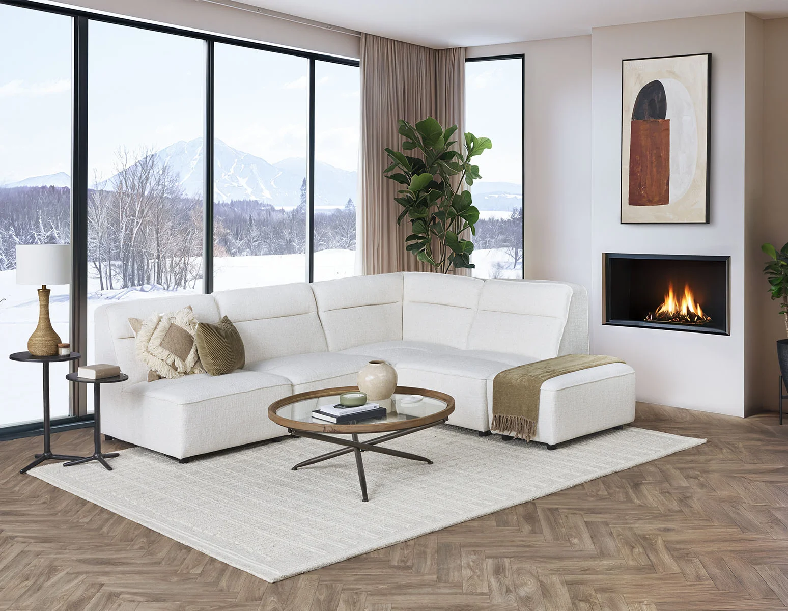 REVAN — Modern modular armless sofa customize to fit your space (77-29-26-46-D) - Image 12