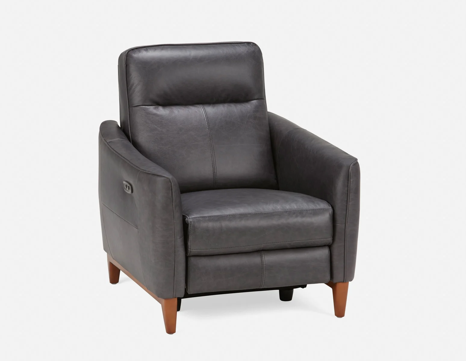 PALMER — Contemporary modern power-reclining 100% leather armchair (03-96-81-20) - Image 9