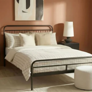 SHELBURN — 3-piece queen duvet cover set