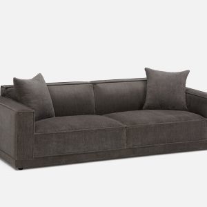 HILLARY — Modern low back 96" luxury sofa (64-85-93-30)