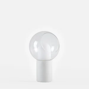 EVY — Led table lamp with marble base 41 cm height