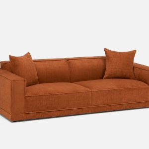 HILLARY — Modern low back 96" luxury sofa (64-85-93-90)