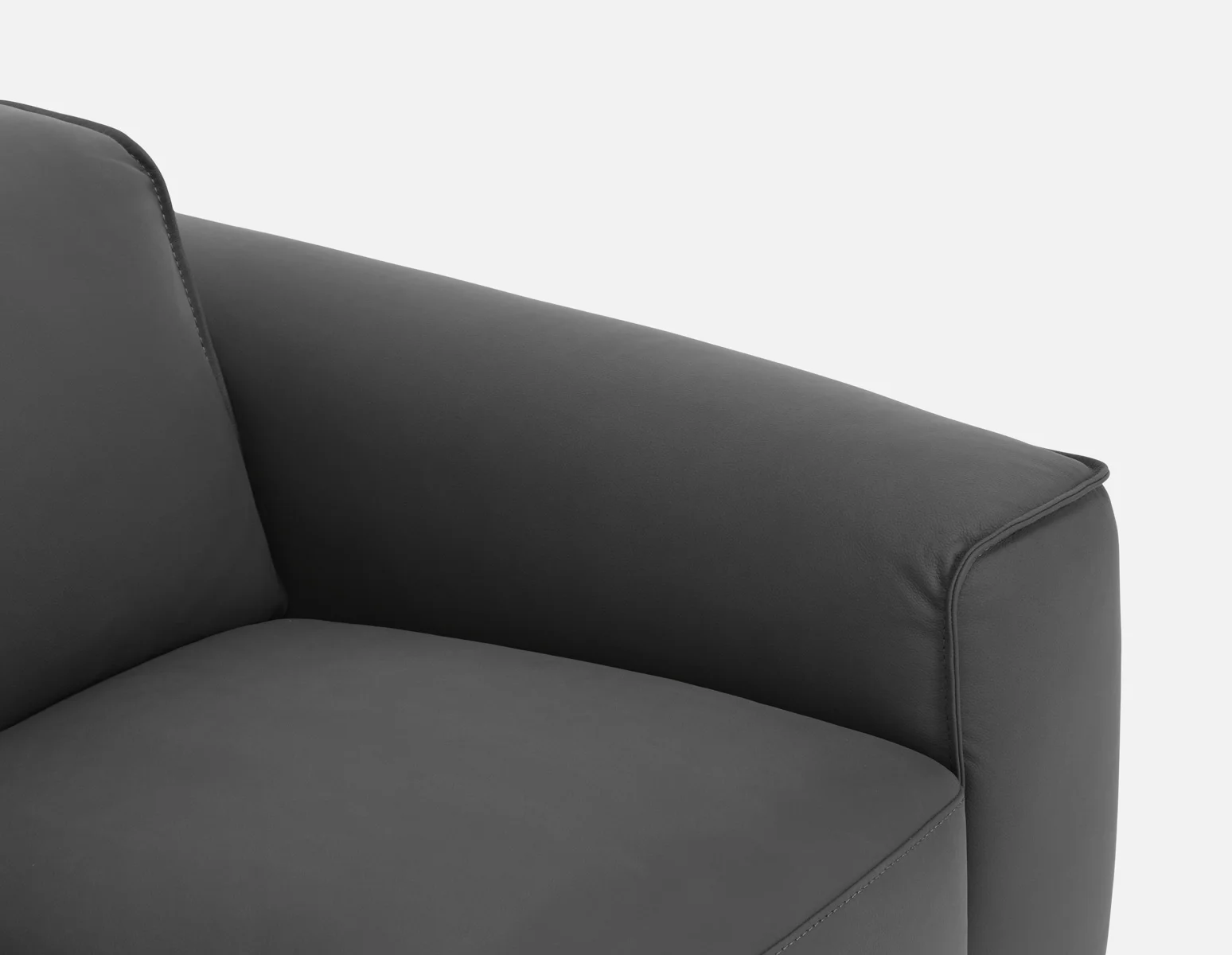 VIGO — 100% leather apartment sofa (71-99-64-20) - Image 8