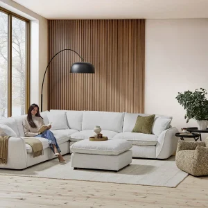 KIMM — Contemporary 6-pc modular sectional sofa