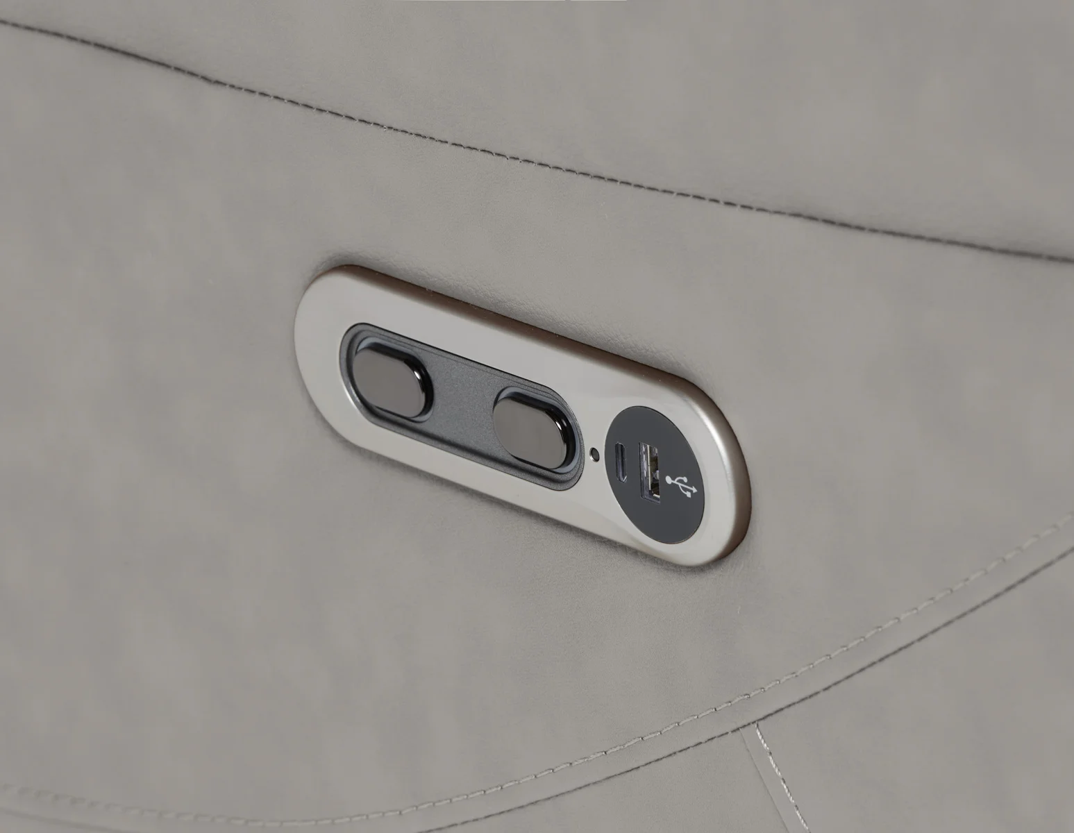 CARLOS — Leather power-reclining loveseat - Image 3