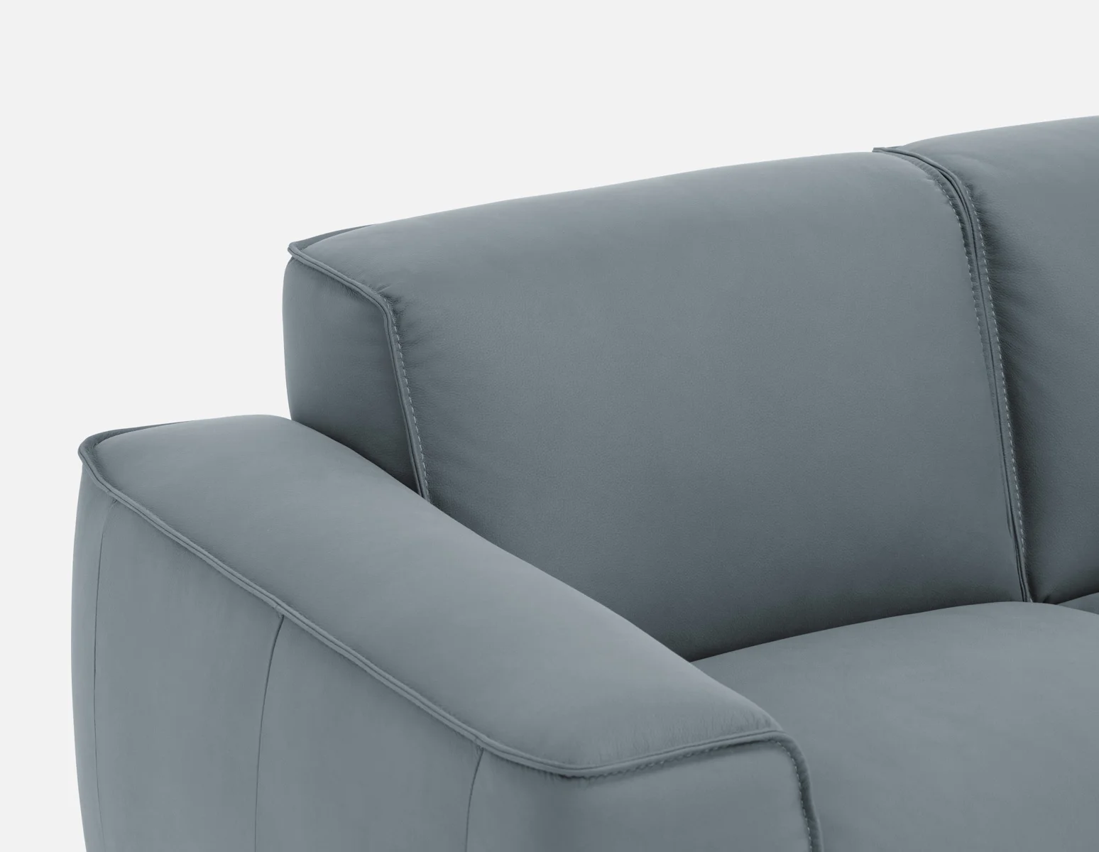 VIGO — 100% leather apartment sofa (71-99-64-12-D) - Image 10