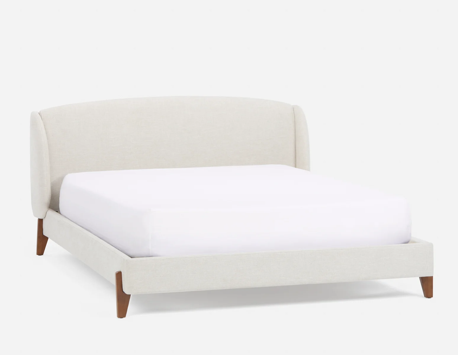 MARCIA — Mid-century modern upholstered king size bed - Image 2
