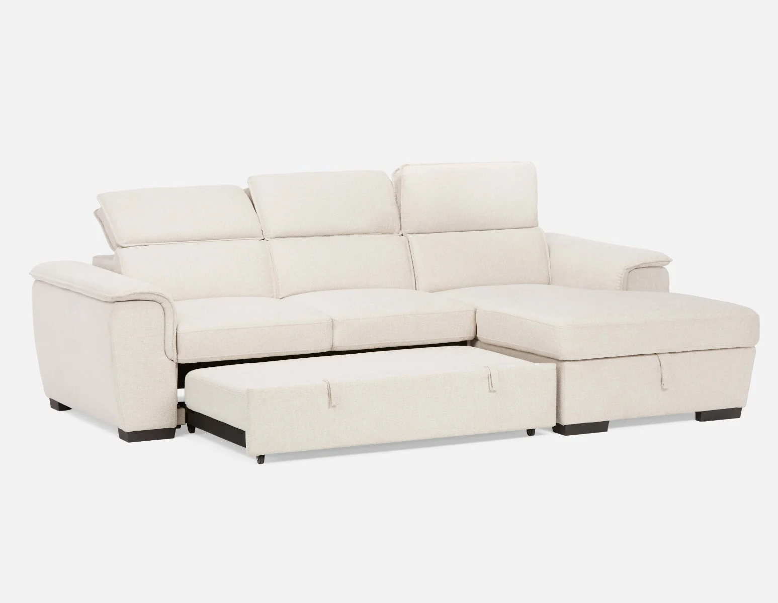ODETTE — Contemporary right-facing sectional sofa-bed with storage (85-58-17-95) - Image 11