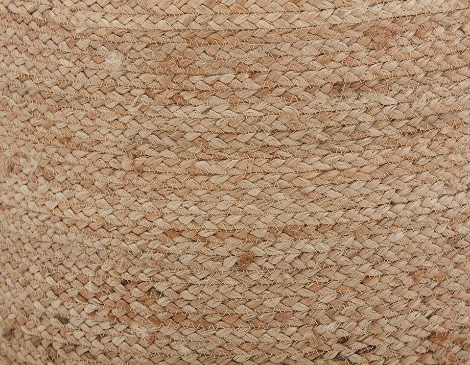 REILLY — Braided jute ottoman - Image 8