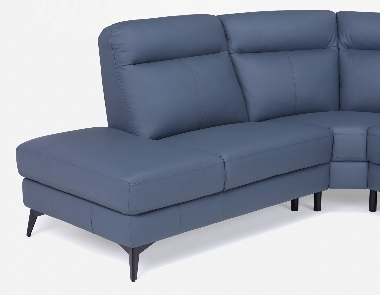 BILLIE — Left-facing 100% leather power reclining sectional sofa (33-60-57-17) - Image 5