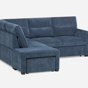 MINNESOTA — Left-facing sectional sofa-bed with storage (12-24-39-60)