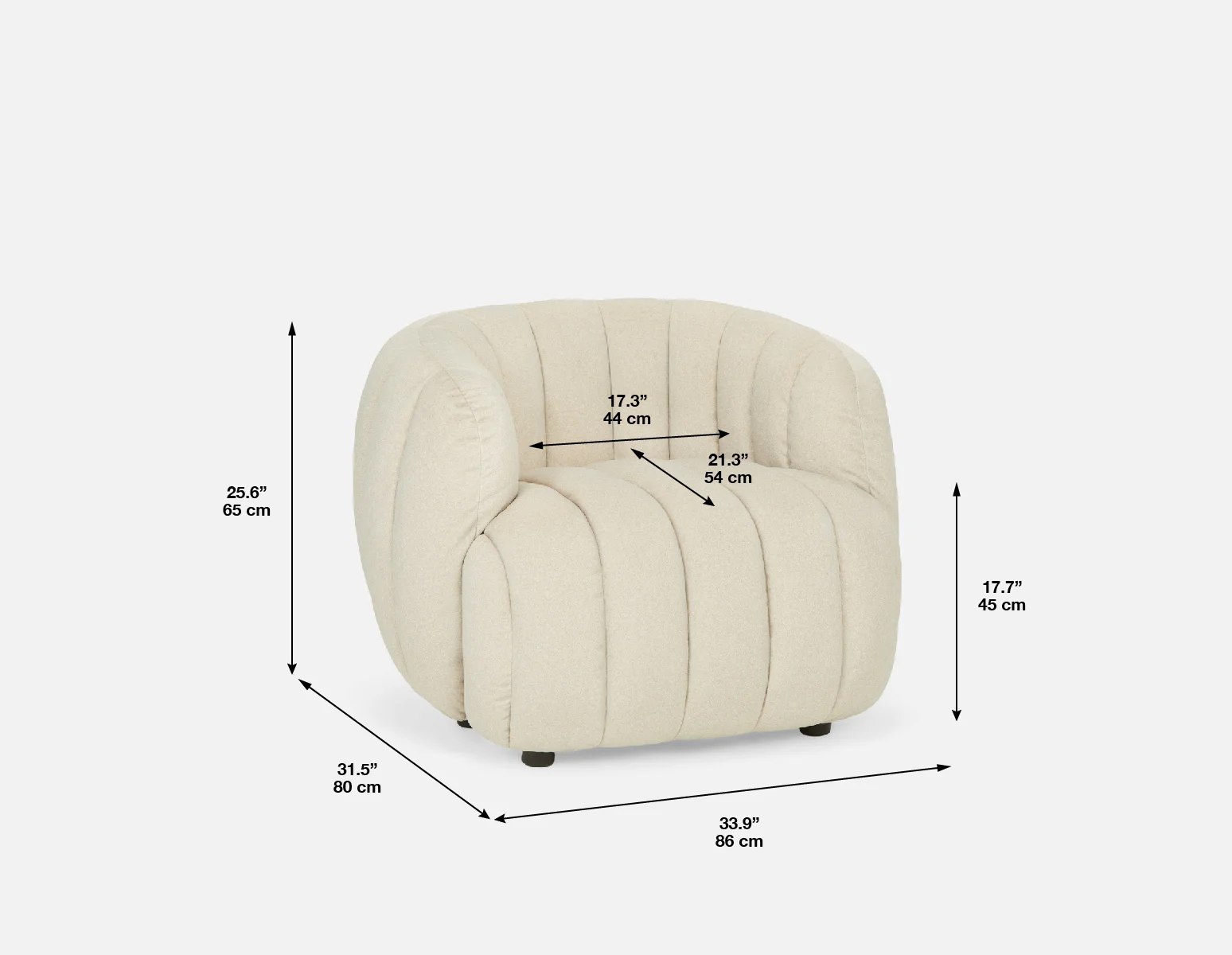 ALDI — Modern retro accent chair (85-35-74-95) - Image 9